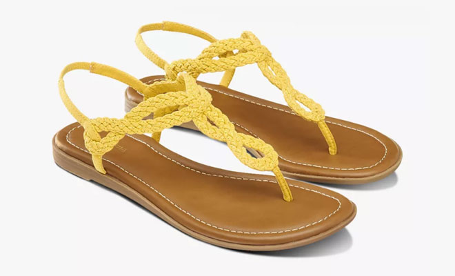 Sandale in Gelb